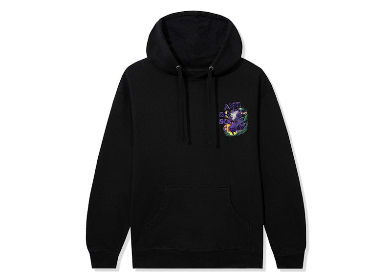 Anti Social Social Club Sleave Hoodie Black
