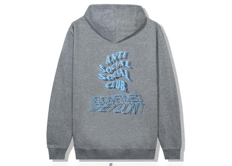 Anti Social Social Club Sometimes They Don't Hoodie Grey