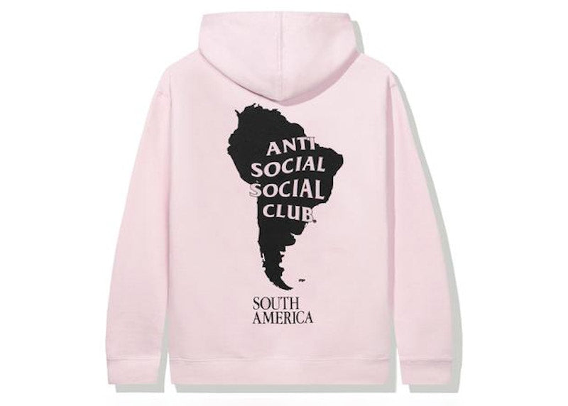 Anti Social Social Club South America Hoodie Pink