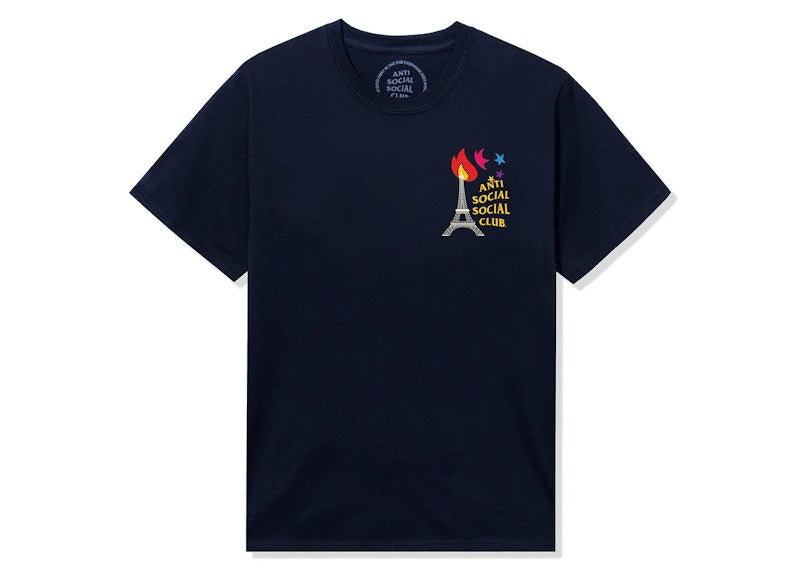 Anti Social Social Club Souvenir Shop Tee Navy