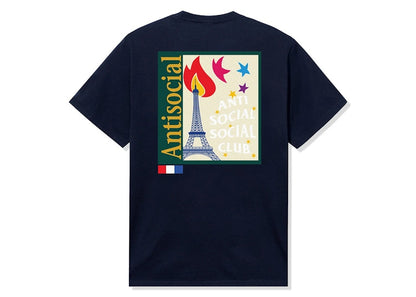 Anti Social Social Club Souvenir Shop Tee Navy