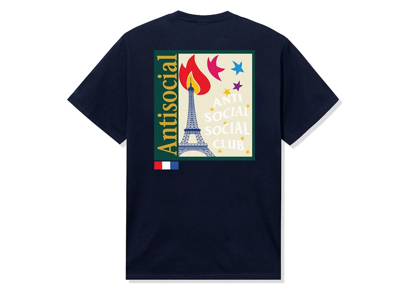 Anti Social Social Club Souvenir Shop Tee Navy