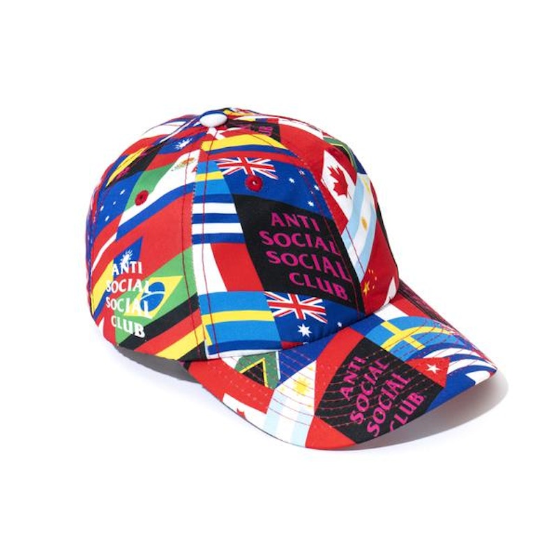Anti Social Social Club Stamped Cap Multi Color
