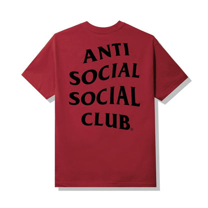 Anti Social Social Club Straight To Voicemail T-shirt Maroon