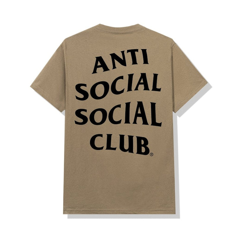 Anti Social Social Club Straight To Voicemail T-shirt Sand