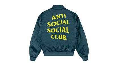 Anti Social Social Club Strange Days Bomber Jacket Teal