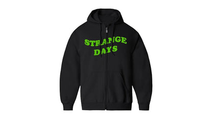 Anti Social Social Club Strange Days Zip Hoodie Black