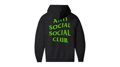 Anti Social Social Club Strange Days Zip Hoodie Black