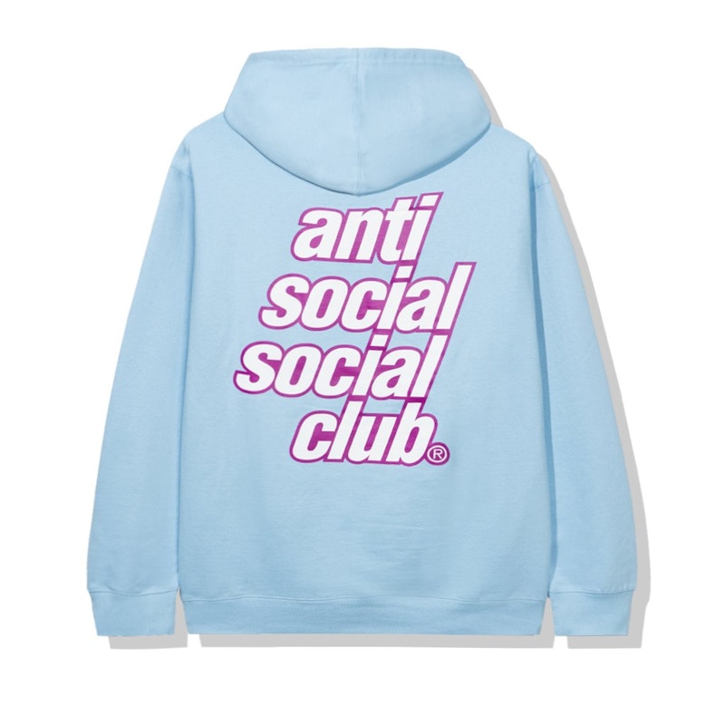 Anti Social Social Club Strawberry Slush Hoodie Blue