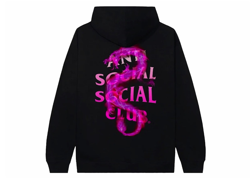Anti Social Social Club Summer In Minsk Hoodie Black
