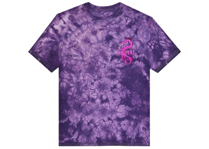 Anti Social Social Club Summer In Minsk T-shirt Purple Tie Dye