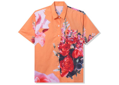 Anti Social Social Club Summers Over Button Up Orange