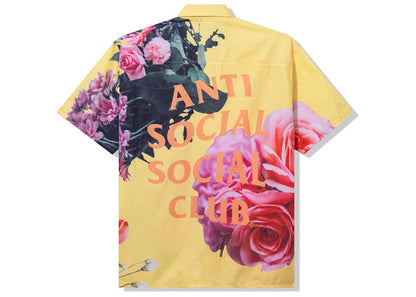 Anti Social Social Club Summers Over Button Up Yellow