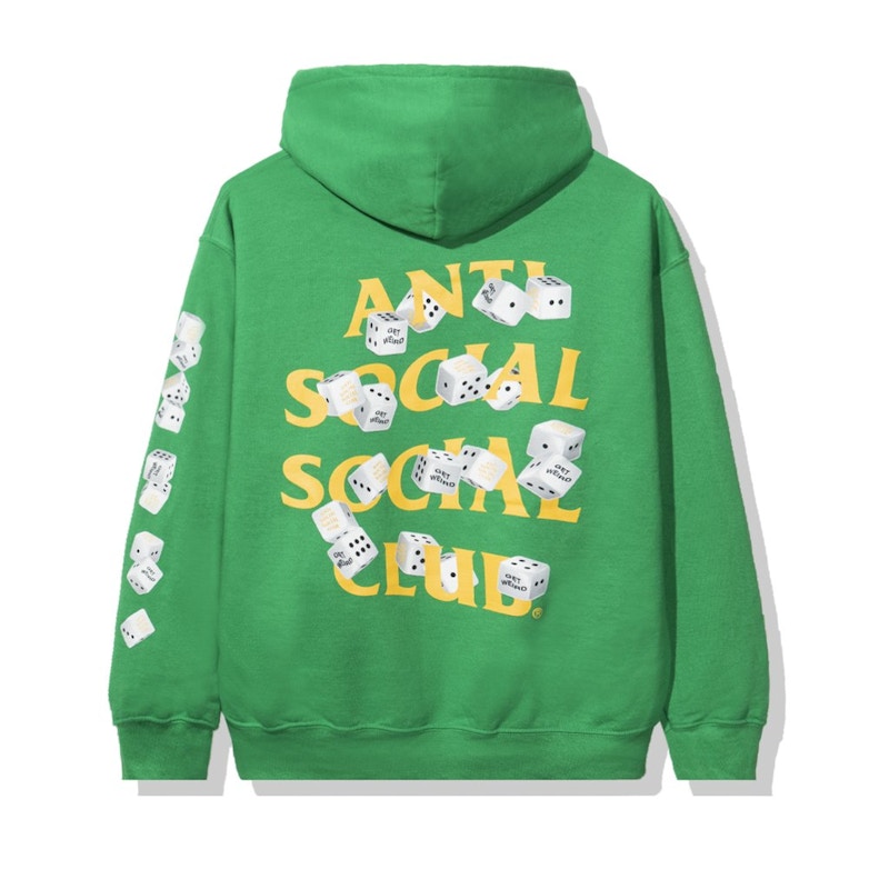 Anti Social Social Club Take Me Home Hoodie Green
