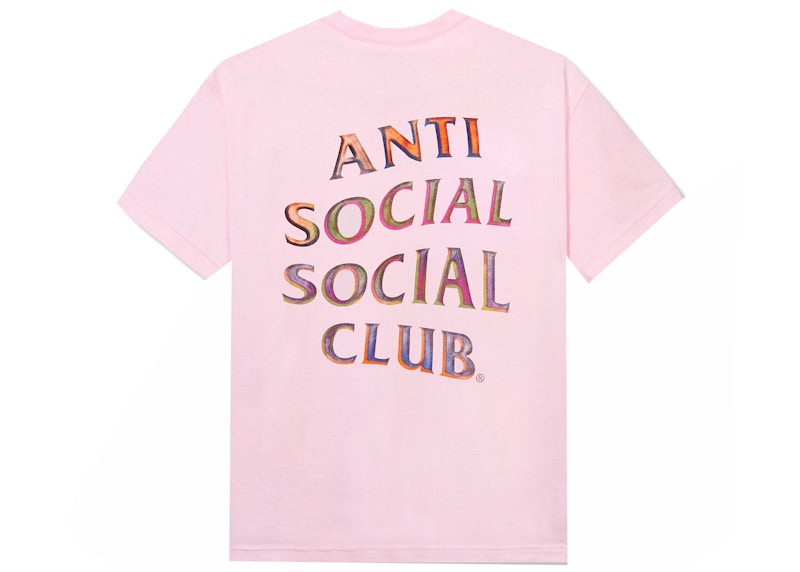 Anti Social Social Club Temporary Memory Tee Pink