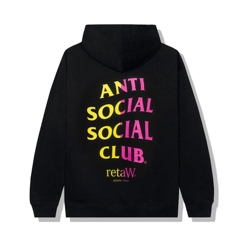 Anti Social Social Club retaW Hoodie Black