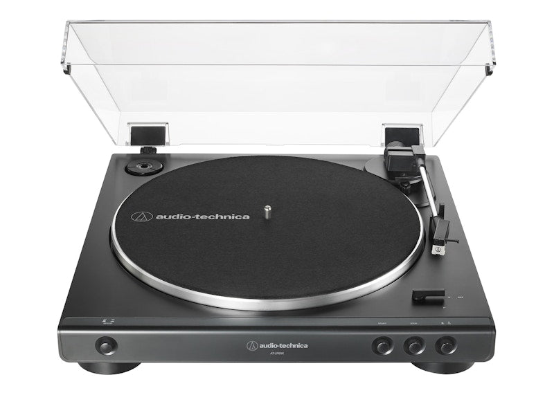 Audio-Technica Automatic Belt-Drive Stereo Turntable AT-LP60X-BK Black