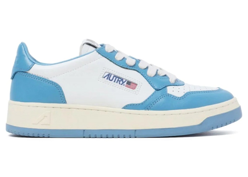 Autry Medalist Leather Low White Niagara (Women's)