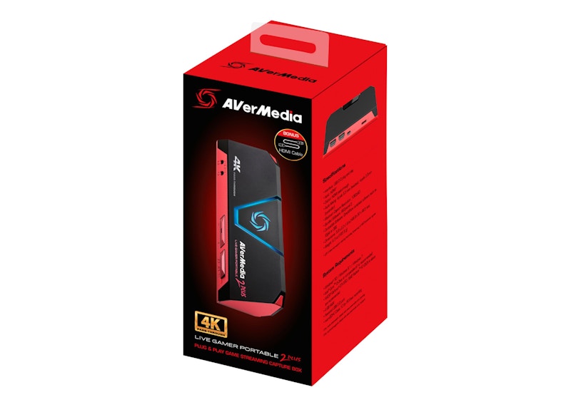 AverMedia Live Gamer Portable 2 Plus Capture Card GC513B Black