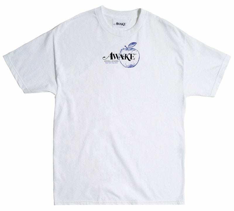 Awake Apple Tee White