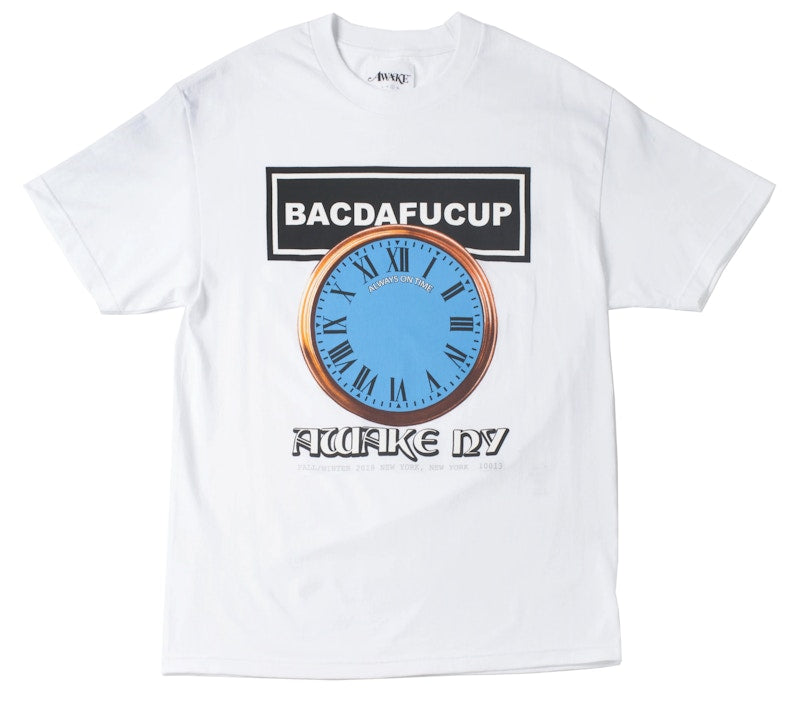 Awake BACDAFUCUP Tee White