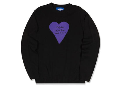 Awake Baby Girl Crewneck Sweatshirt Black