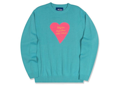 Awake Baby Girl Crewneck Sweatshirt Dusty Blue