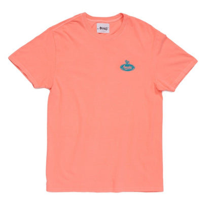 Awake Bulldog Tee Neon Coral