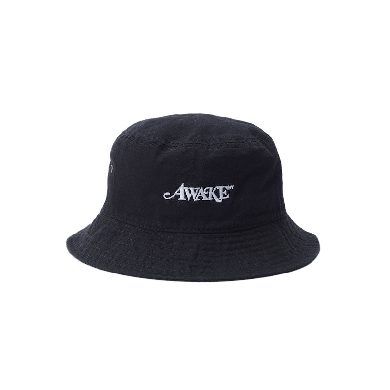 Awake Classic Logo Bucket Hat Black