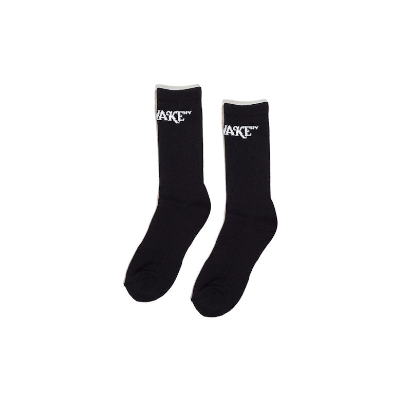 Awake Classic Logo Socks Black