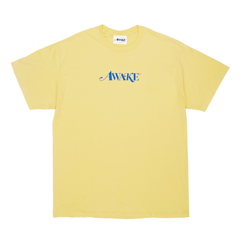 Awake Classic Logo Tee Light Yellow