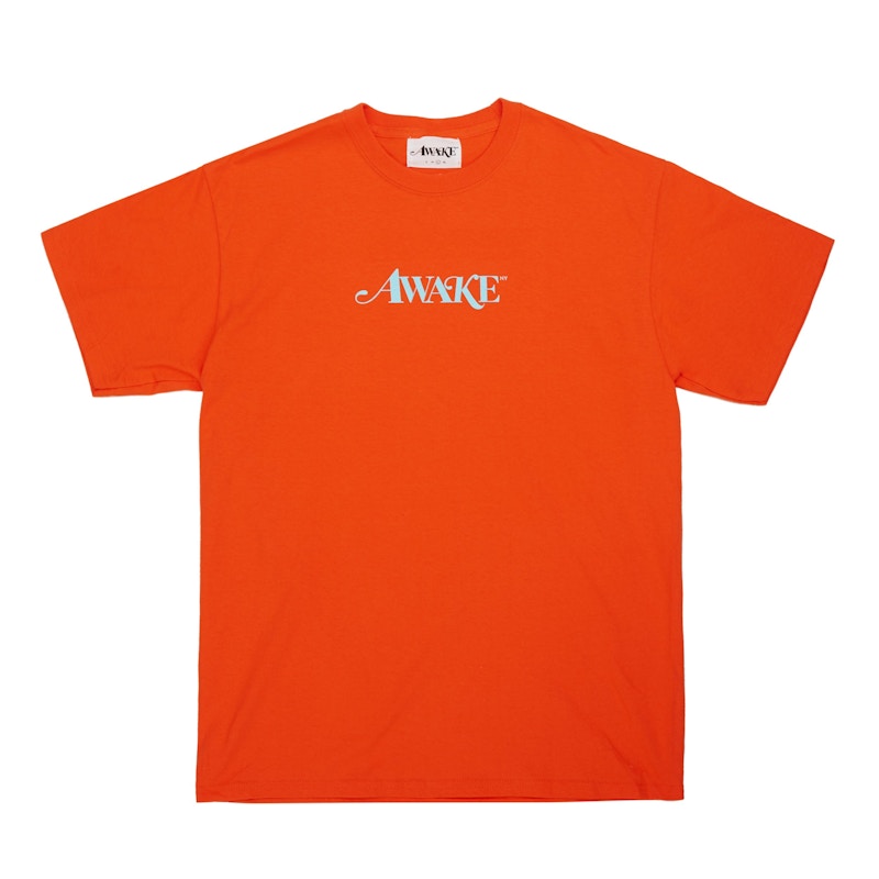 Awake Classic Logo Tee Red Orange