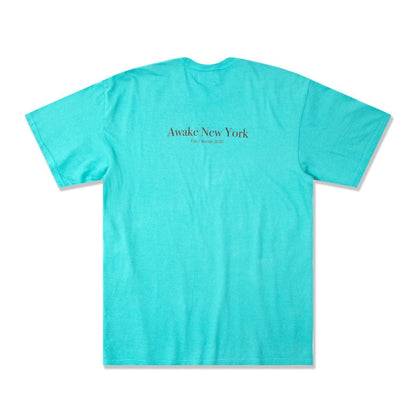 Awake Classic Outline Logo T-shirt Teal