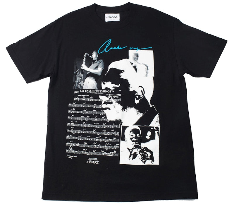 Awake Coltrane Tee Black