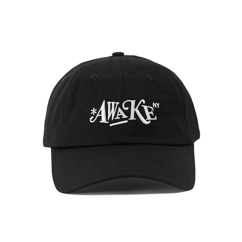 Awake Distorted Logo Dad Cap Black