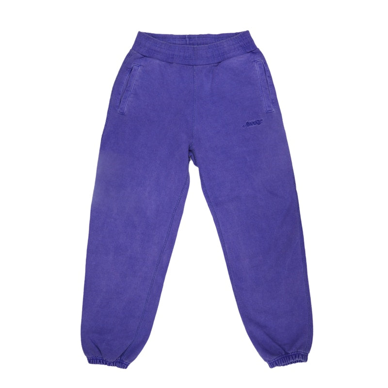 Awake Embroidered Logo Sweatpants Purple