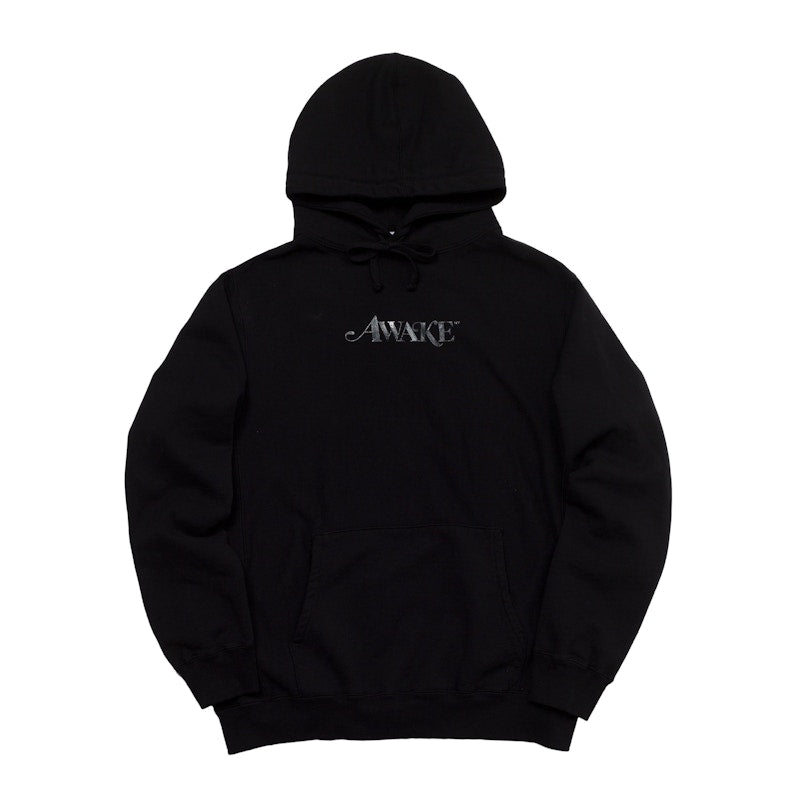 Awake Gel Logo Hoodie Black