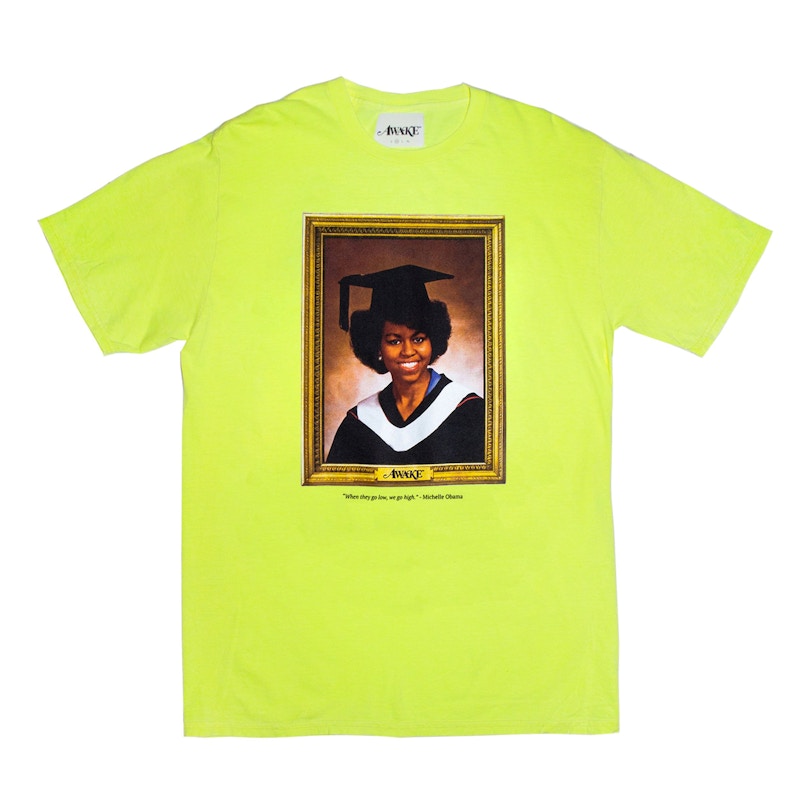 Awake Graduation Tee Neon Yellow