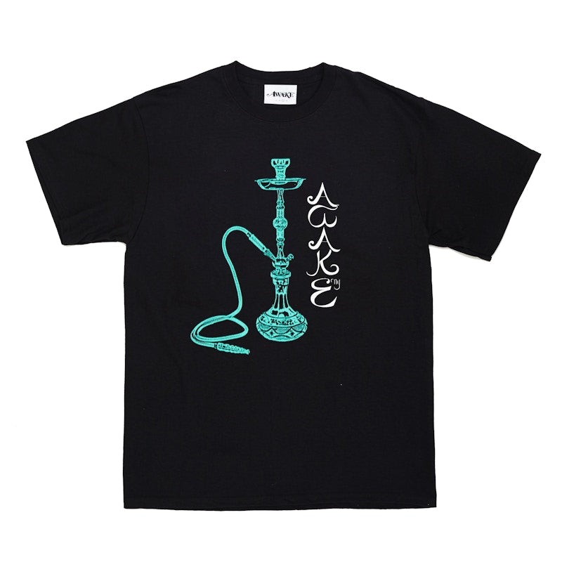 Awake Hookah Tee Black
