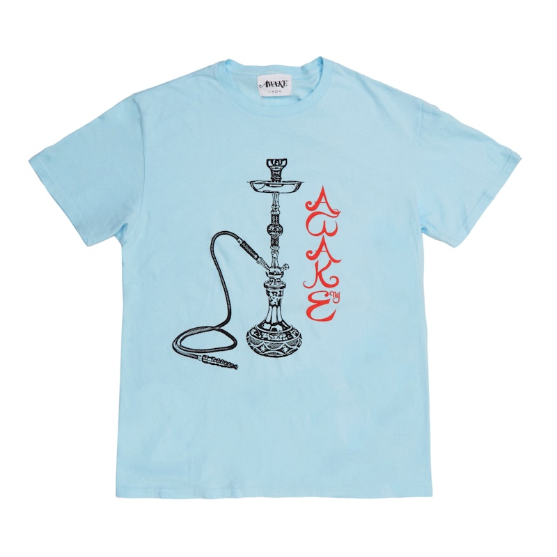 Awake Hookah Tee Glacier
