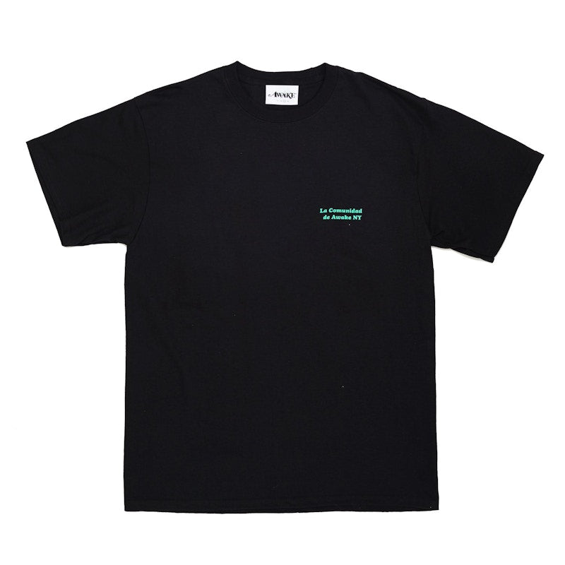 Awake La Comunidad Tee Black