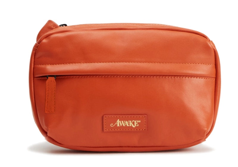 Awake Leather Sidebag Orange