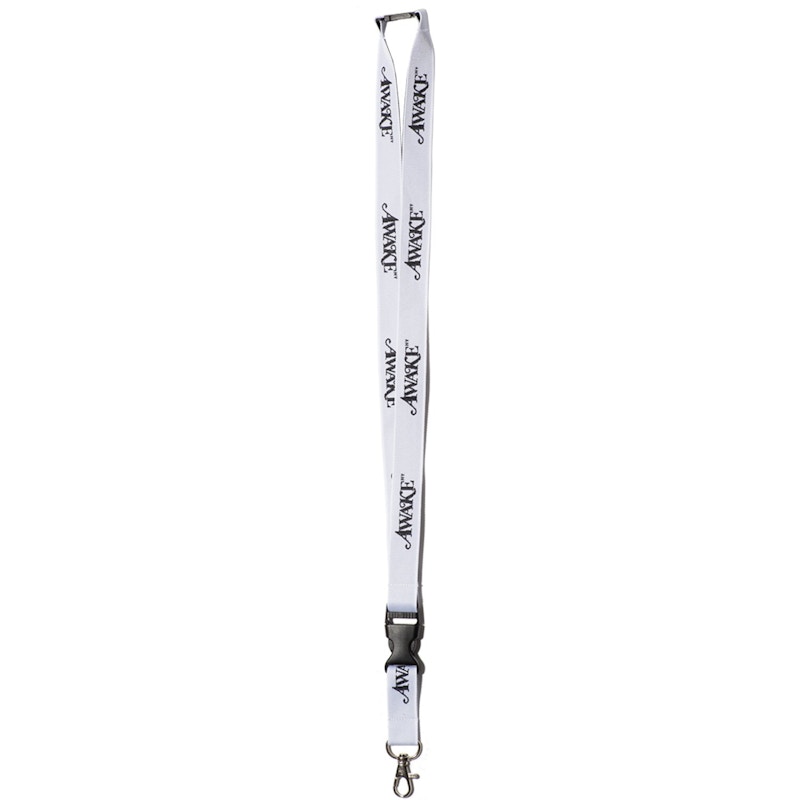 Awake Logo Lanyard White