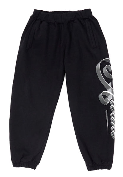 Awake Ribbon Script Logo Sweatpant Black