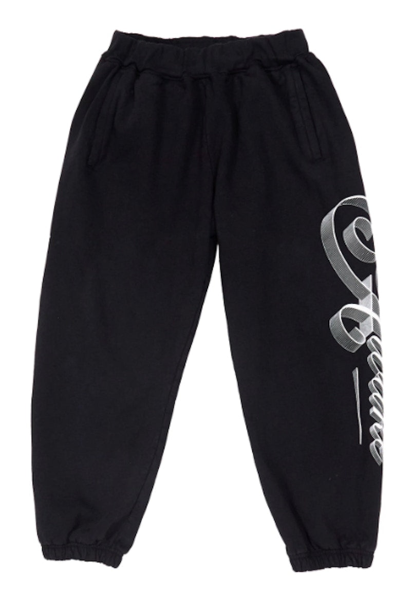 Awake Ribbon Script Logo Sweatpant Black