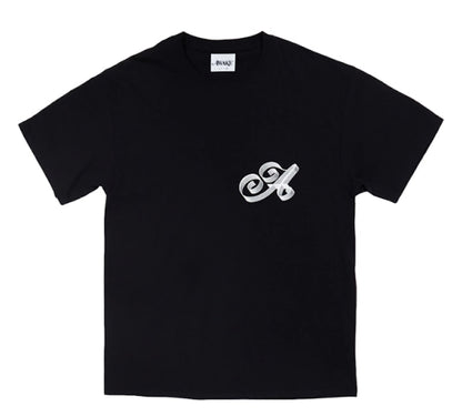 Awake Ribbon Script Logo Tee Black