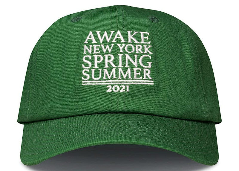 Awake SS21 6 Panel Hat Green