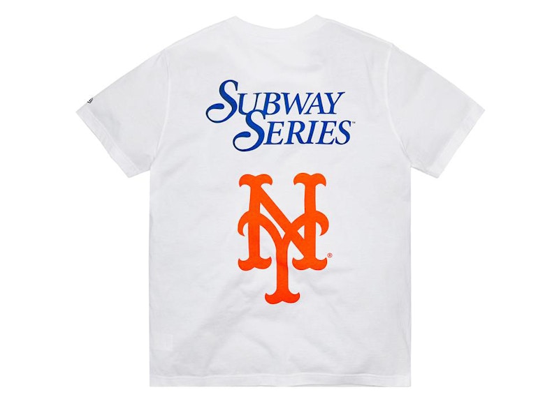 Awake Subway Series Yankees Vs. Mets T-shirt White