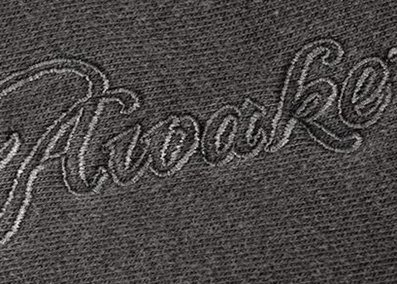 Awake Sunbleached Logo Hoodie Black
