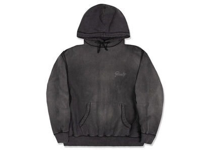 Awake Sunbleached Logo Hoodie Black
